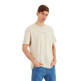 BY COMEOR Leo Erkek Oversize Tshirt%100 Pamuk Bisiklet Yaka Baskı Detaylı Basic Tişört CMRE83 L