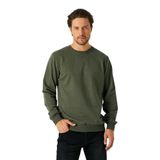 BY COMEOR Sweatshirt Erkek Kazağı Kapüşonsuz (Khaki S), Haki., S