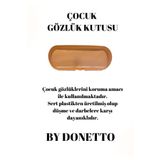 By Donetto TURUNCU Çocuk Gözlük Kutusu / Gözlük Kılıfı / Gözlük Kabı