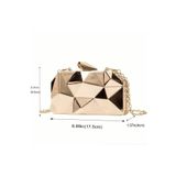 By EDUU Kadın Metal Clutch Portföy ve Abiye Çanta