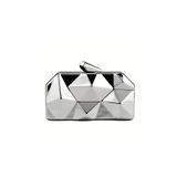 By EDUU Silver Metal Clutch Portföy ve Abiye Çanta