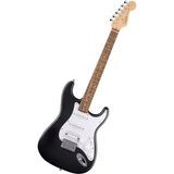 By Fender Debut Collection Ht Hss Stratocaster Elektro Gitar, Laurel Klavye, Beyaz Vuruş Tahtası,