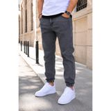 by fiyaka fashion Erkek Paça Lastikli Düz Kot Pantolon