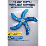 By Forever 18 Inç Vantilatör Pervanesi Metal Pervane 5 Pervaneli Tüm Modeller Ile Uyumludur Beko,arçelik,raks,süsler