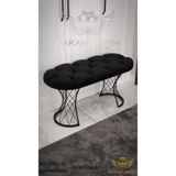 BY HAKAN AŞKIN Luxury Pota Bench 40x100cm Puf&Bench Yatak Önü - Antre - Salon - Oturma odası
