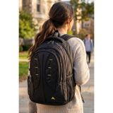 BY HAKAN PL-507 UNISEX SIRT ÇANTASI OKUL ÇANTASI SİYAH-SARI