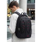 BY HAKAN PL-507 UNISEX SIRT ÇANTASI SİYAH-KIRMIZI