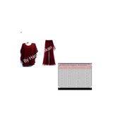 BY HANDE TASARIM Kadın sifon bordo pelerinli bluz pantolon takim