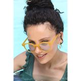 By Harmony BH 2180 21 Unisex Güneş Gözlüğü, Turuncu, Yuvarlak Çerçeve, UV400