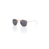By Harmony BH 3468 02 Unisex Güneş Gözlüğü, Dikdörtgen Çerçeve, Gold Metal, Siyah Cam, UV400