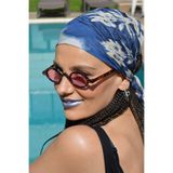 By Harmony Unisex Güneş Gözlüğü, Oval Çerçeve, Kahverengi Leopar Gövde, Pembe Cam