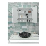 BY HOME DESİNG Lavabo Üst Dolap (AYNALI-KULPSUZ) 60x60