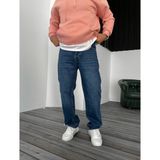 By İmpala Moda Erkek Baggy Boy Jeans Kot Pantolon - Mavi - 36