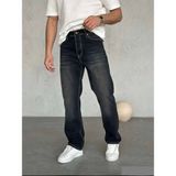 By İmpala Moda Erkek Baggy Boy Jeans Kot Pantolon - Siyah - 34