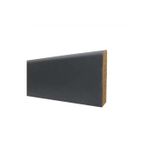 BY İSTANBUL 10 Adet 25 MT 8 Cm Antrasit Gri Düz Model Laminat Parke Süpürgelik Finiş Folyo Kaplama