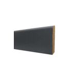 BY İSTANBUL 25MT 8 cm Antrasit Gri Düz Model Laminat Parke Süpürgelik Modeli Folyo Kaplama 227-D