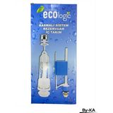 By-Ka Ecologic Eco Logic Rezervuar İç Takım Basmalı Sistem Klozet Sifon İç Takım - 30*10*15 - Beyaz