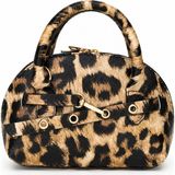 By Kübra Leopar Kemer Detaylı Mini Omuz Çantası
