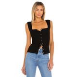 By Kul Design 43DFR555 Siyah Önü Çıtçıtlı Jarse Kadın Bluz