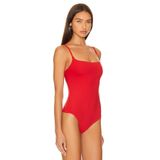 By Kul Design Kadın Kırmızı Askılı Bodysuit Kırmızı-XS