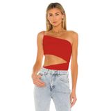 By Kul Design Kadın Kırmızı Büzgülü Ipek Jarse Bodysuit kırmızı-S