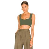 By Kul Design KADIN ORDU YEŞİLİ KALIN ASKILI CROP TOP ORDU YEŞİLİ-XL