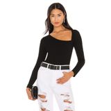 By Kul Design Kadın Siyah Asimetrik Uzun Kollu Body siyah-M