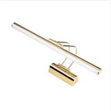 By-Lamp Gold Ayna Ustu 35 Cm Led Banyo Aplik Duvar Ayna Resim Tablo