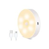 By-Lamp Hareket Sensörlü USB Şarjlı Mıknatıslı Led Işık Lamba Dolap İçi Ev Çekmece Gece Lambası Aydınlatma