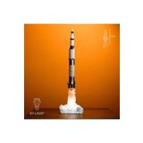 BY-LAMP Roket Lamba Dekoratif Gece Lambası Çocuk Odası, Ofis, Ev Dekorasyon Hediyesi Rocket Apollo