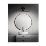 By-Lamp Siyah Ayna Ustu 50 Cm Led Banyo Aplik Duvar Ayna Resim Tablo