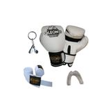 By Leon 1982 Blade Training Boks Eldiveni, 10 oz, Beyaz, Bandaj, Dişlik ve Anahtarlık Seti