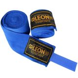 By Leon 1982 Elastik Boks, Kick Boks ve Muay Thai Bandajı 3,5 Metre (Mavi, 3,5 Metre)