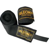 By Leon 1982 Leon 2,5 Metre Elastik Muay Thai Kickboks ve Boks Bandajı 98 inch BYL2003 - Siyah
