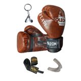 By Leon 1982 Leon Blade Training Boks, Kick Boks Ve Muay Thai Eldiveni Anahtarlık Dişlik Ve Bandaj Seti 3,5 M