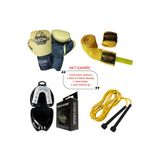 By Leon 1982 Leon Blade Training Boks, Kick Boks Ve Muay Thai Eldiveni Atlama İpi Dişlik ve Bandaj Seti 3,5 Metre