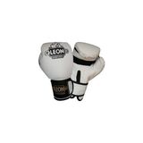 By Leon 1982 Leon Blade Training Boks, Kick Boks ve Muay Thai Eldiveni Beyaz - 10 oz
