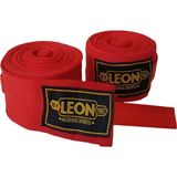By Leon 1982 Leon Boks, Kickbox, Muay Thai El Bandajı 4,5 Metre - Kırmızı