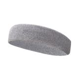 By Leon 1982 Sporcu Havlu Kafa Bandı Alın Ter Bandı Headband - Standart - Gri