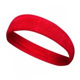 By Leon 1982 Sporcu Havlu Kafa Bandı Alın Ter Bandı Headband - Standart - Kırmızı
