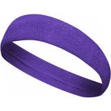 By Leon 1982 Sporcu Havlu Kafa Bandı Alın Ter Bandı Headband - Standart - Mor