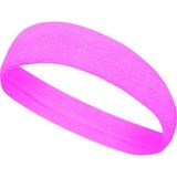 By Leon 1982 Sporcu Havlu Kafa Bandı Alın Ter Bandı Headband - Standart - Pembe