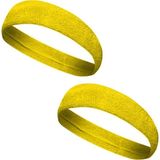 By Leon 1982 Sporcu Havlu Kafa Bandı -Ter Bandı Headband - Standart - Sarı