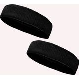 By Leon 1982 Sporcu Havlu Kafa Bandı -Ter Bandı Headband - Standart - Siyah