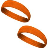 By Leon 1982 Sporcu Havlu Kafa Bandı -Ter Bandı Headband - Standart - Turuncu