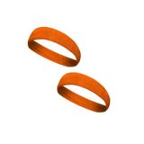By Leon 1982 Turuncu 2 Adet Sporcu Havlu Kafa Bandı Alın Ter Bandı Headband
