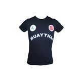 By Leon 1982 Unisex Siyah Wasedo Muay Thai Tişörtü