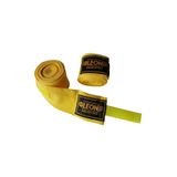 By Leon 3.5 mt Pembe Sarı Elastik Boks Kick Boks ve Muay Thai Bandajı