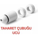 By Mag Beyaz Taharet Musluğu Ucu Dayanıklı Malzeme ile Uyumlu Klozetler için Tasarlandı