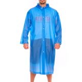 By Marine CDRC881R08 Mavi Çanta Korumalı Kapüşonlu Çıtçıtlı Eva Unisex Yağmurluk